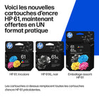 HP - Cartouche d'encre 61XL à rendement élevé - Noire - 360 Pages (C0PA4AN)-Conçue pour les imprimantes jet d’encre HP compatibles HP Deskjet 1000 Printer series, HP ENVY Printer series, HP OfficeJet Printer series
