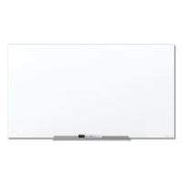 Quartet - Tableau en verre effaçable à sec magnétique antireflets InvisaMount - 6' x 4' - surface blanche - sans cadre-Sublimez votre espace avec un tableau en verre qui semble flotter sur le mur