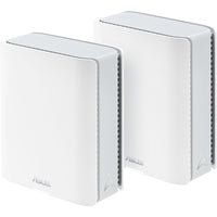 ASUS ZenWiFi BT10 Wi-Fi 7 Ethernet Wireless Router - 2 Pack-Tri-band WiFi 7 speeds up to 18 Gbps with 6GHz WiFi, MLO, and 4K-QAM