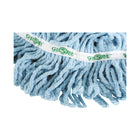 Globe Commercial Looped End Wet Head Mop - 24 Oz - Blue-Highly resistant to chemicals and disinfectants