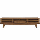 Modway Render 70" TV Stand - Walnut-Cable Management Hole