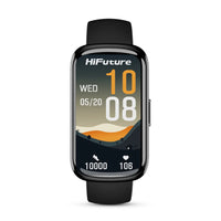 HiFuture 1.47" EVO2 Smartwatch - Black-1.47" IPS Display - Slim & Stylish Slim and vibrant smartband with a crisp 1.47” HD IPS screen - comfortable, lightweight, and easy on the eyes for all-day wear