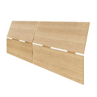 Nexera Panoramic Headboard - Queen Size - Natural Maple-Gives a contemporary look to your bedroom with its modern lines and Natural Maple laminate finish