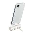 Helix 5,000 mAh 20W Portable Power Bank - White-USB-C Input/Output