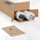 GBC EZ Load Gray End Cap Laminating Roll Film - Gloss - 27" x 500' - 1.5 mil - 2 Rolls-1.5 mil thickness protects paper while still allowing it to remain flexible