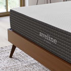 Modway Aveline 10" King Mattress-Stretch Knit Zipper Removable Cover