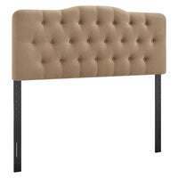 Modway Annabel Premium Linen Blend Queen Headboard - Almond-Premium Linen Blend Upholstery