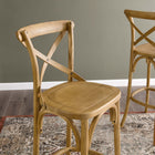 Modway Gear Bar Stool - Natural-Weight Capacity: 330 lbs.