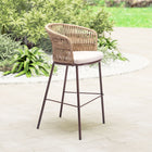 Zuo Freycinet Barstool - Natural - Set of 2-Assembly required