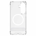 Blu Element Dropzone Rugged Kickstand Cell Phone Case with Magnets for Galaxy S26+ - Clear-Kickstand for vertical and horizontal viewing 