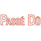 Trodat Printy 4911 Climate Neutral Self-Inking Stamp - "Passe Du"-Replacement ink pads are available for easy colour changes