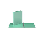 Davis Group - 1" 3-Ring Economy View Binder - Round Ring - Mint-Clear interior pockets on front & back covers to secure loose documents and allow for easy identification of content