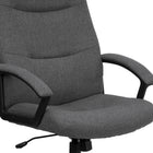 Flash Furniture – Fauteuil de conférence en nylon, gris (BT134AGY)-6