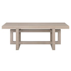 Hudson&Canal Breslow 47"W Rectangular Coffee Table - Alder White-Table is made of high-quality and durable MDF materials