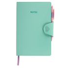 General Supply Goods + Co Vegan Leather Soft Cover Notebook - Mint-A5 notebook with soft vegan leather cover in mint