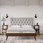 Modway Jenna 6" Innerspring and Foam King Mattress-4.5" Individually Wrapped Coils