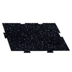 Edgewood IN2FIT Interlocking Impact and Sound Absorbing Fitness Tile - 16.6" x 23.5" - Chia - 9 Pack-PU bonded recycled and EPDM rubber