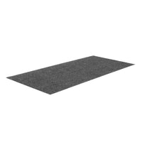 Edgewood Harbour Point Indoor/Outdoor Berber Mat - 39" x 6' - Grey-Perfect for lobbies, secondary entrances, hallways, residences