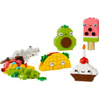 LEGO Classic Creative Food Friends - 150 Pieces-Kids can mix the bricks, eyes and mouths to create many more fun models