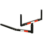 Soozier Suspended Truck Bed Extender with Adjustable Width and Height For Ladder-Made of heavy steel tube structure, with black surface layer
