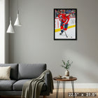 Dylan Strome Washington Capitals - Framed Canvas - 22" x 31"-Ready to hang - arrives fully assembled