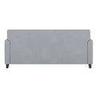 Flash Furniture HERCULES Diplomat Series Grey Leather Sofa-Flared Arms
