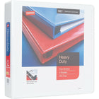 Staples – Reliure de présentation robuste à anneaux en D, 1 po, blanc-Anneaux sans interstice Gap Free pour un bon alignement
