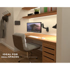 Mount-It! Heavy-Duty Monitor Wall Mount with Gas Spring Arm - Fits Monitors up to 49"-Strong and stable installation, securely mounts to a single stud or solid wall, ensuring a sturdy and reliable setup