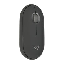 Logitech Pebble Mouse 2 M350s Slim Bluetooth Wireless Mouse - Portable - Lightweight - Customizable Button - Graphite-Defy Boring: With a slim design, multiple colours and smarter tech, this Bluetooth mouse from the Pebble 2 Collection lets you express your vibe and make your statement
