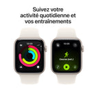 Apple - Watch SE 3 - 44 mm - GPS - Boîtier en aluminum Comète avec Bracelet Sport Comète - M / G-Apple Watch SE 3 est capable de détecter une mauvaise chute ou un accident de voiture grave pour vous aider à joindre les secours et prévenir vos contacts d’urgence9. Accompagnement peut informer automatiquement vos proches quand vous arrivez à bon port