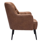 Zuo Tasmania Accent Chair - Vintage Brown-3 year limited warranty