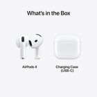 Apple AirPods 4-Dust-, Sweat- And Water-Resistant - AirPods 4 and the Charging Case are rated IP54 dust-, sweat- and water-resistant, so they'll withstand rain and heavy workouts