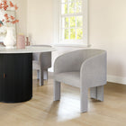 Zuo Hull Accent Chair - Slate Grey-Dimensions: 22.8" L x 24.8" W x 29.1" H
