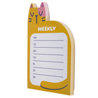 Moments Of Joy Weekly Notepad - 100 Sheets - Cat-Includes sections for Monday through Sunday for easy weekly planning