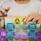 Magna-Tiles Travel Set Deluxe 55-Piece Magnetic Construction Set-Superior Quality: MAGNA-TILES pieces are made from food-grade, non-toxic MABS plastic that are free from BPAs, phthalates, and latex. Our magnets are selected with kids in mind, letting them easily pull apart tiles for safe, frustration-free building