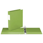 Davis Group Premium Economy Binder - D Ring - 1.5" - Lime Green - 6 Pack-1.5"