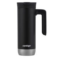 Contigo - Superior Tasse de voyage en acier inoxydable - 20 oz - réglisse-Voyagez bien : sirotez en déplacement en toute confiance, sachant que votre voyage sera sans désordre