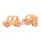 TickiT - Véhicules en bois naturel - Ensemble de 12-Design apaisant : chaque pièce présente une couleur bois naturel. Favorise les sentiments de confort et de détente. Ajoutez cet ensemble à vos coins apaisants, activités Montessori et stations sensorielles