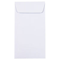 Jam Paper #7 Coin Business Envelopes - 3 1/2" H x 6 1/2" W - White - 25 Pack-Color: White