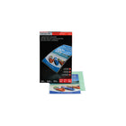 Swingline GBC Clear Fusion EZUse LongLife Speed Thermal Laminating Pouches - 5 mil - Legal - 100 Pack-Directional arrows indicate which edge of pouch should be loaded into laminator first