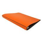 JAM Paper - Reliure à 3 anneaux en cuir italien, 3/4 po, orange (369231771)-Taille : 9,375 x 0,75 x 11,5 (po)