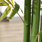 HOMCOM - Arbre de bambou artificiel 6 pi en pot pour intérieur - vert-Matériau : PE, PP, Ciment 