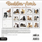 DateWorks 2026 16-Month Mini Wall Calendar - 7" x 7" - Buddies - Bilingual-13 High Quality Images printed on Premium Paper
