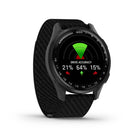 Garmin - Montre connectée Approach S50 - Lunette en aluminium ardoise et bracelet en nylon ComfortFit noir-AMÉLIOREZ VOTRE JEU - Bénéficiez de fonctionnalités de golf premium avec un abonnement Garmin Golf (9,99 $ USD/mois , 99,99 $ USD/an), notamment des cartes CourseView améliorées, des contours verts, un ciblage tactile et bien plus encore. Les membres peuvent également ajouter PlaysLike Distance à leur montre intelligente Approach S44.