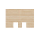 Nexera James Headboard - Full Size - Natural Blonde Oak-Modern Aesthetic: Elevate your bedroom decor with a modern headboard featuring clean lines and a minimalist design