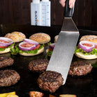 Blackstone - Kit d'outils pour barbecue en acier inoxydable 5 pièces-Manches en plastique résistant à la chaleur (grattoir et spatules)