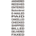 Trodat 4817 Self-Inking Phrase Dater - English-Contains minimum 70% post-consumer recycled plastic