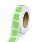 JAM Paper - Rouleaux d'étiquettes standard - en forme de cadre vintage - 2 1/2 x 3 - vert fluo - 125 étiquettes/rouleau-Couleur : Vert fluo | Faites ressortir votre courrier avec des étiquettes d'adresse d'expédition colourées.