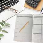 Wamaco Pineapple Undated Weekly and Monthly Planner - Teal-Professional – Our color options and beautiful binding make it an elegant purchase for professionals, small businesses and busy parents.