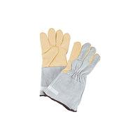 Zenith Safety Standard Quality Gloves, Medium, Grain Goatskin Palm, Fleece Inner Lining - 12 Pack-Cuff Material: Leather